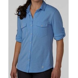 NEW Stio Roll Sleeve Tab Divide Shirt